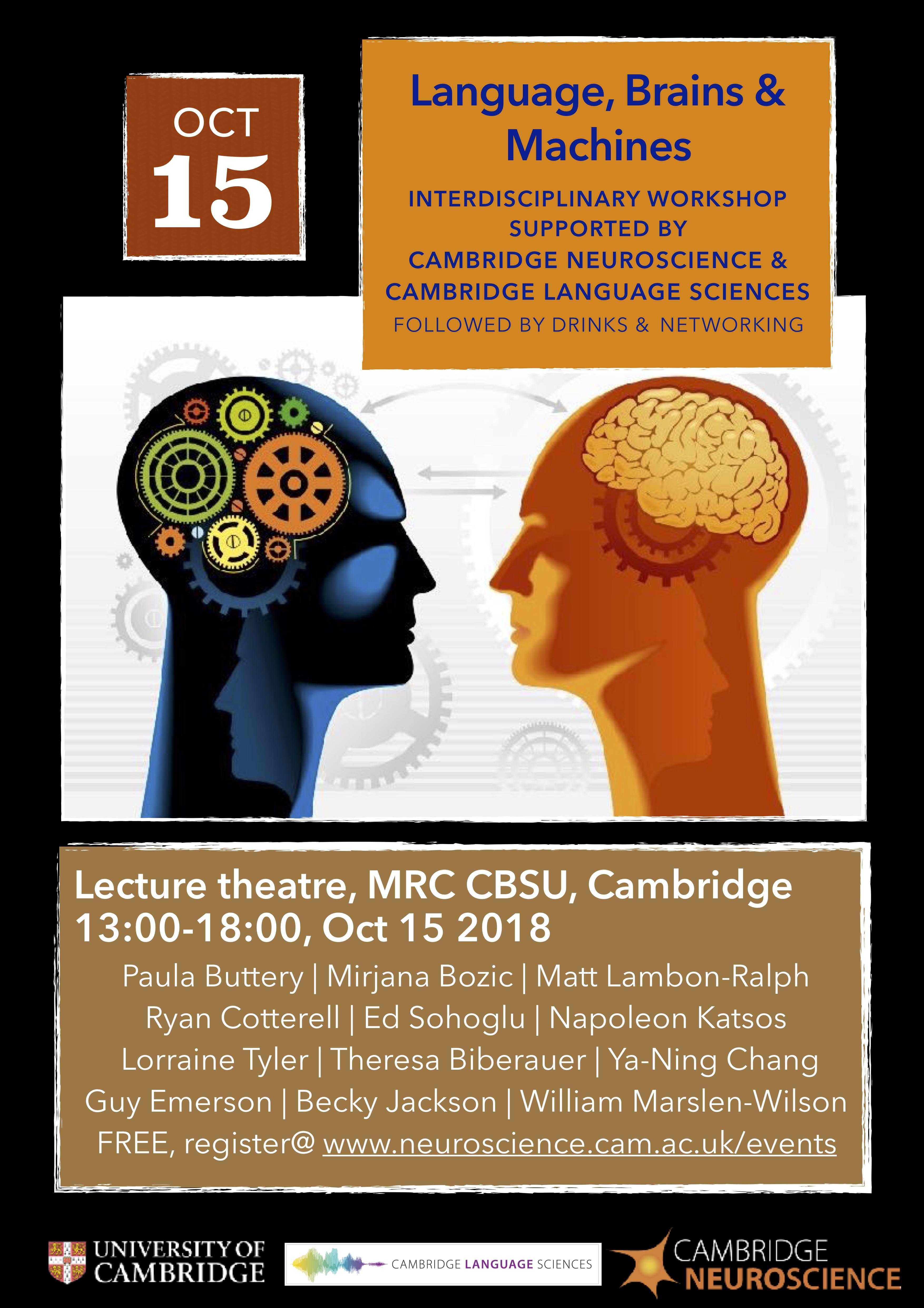 Language Brains and Machines workshop poster