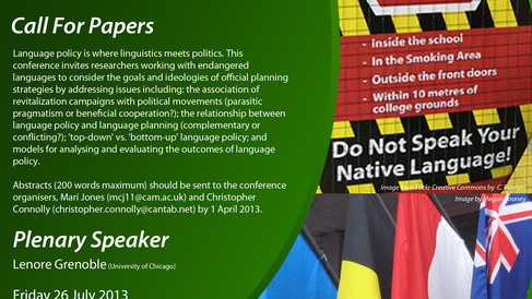 3rd conference on Endangered Languages