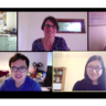 Image of Zoom call with presenters from Cambridge University
