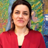 Screen shot of Dr Dora Alexopoulou giving TEDxCambridgeUniversity talk