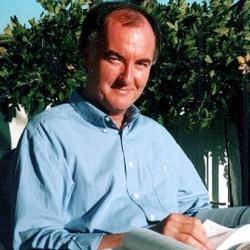 Photo of Raymond Hickey in his garden