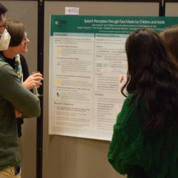 Annual Symposium 2021 Julia Schwarz presents her poster on Speech Perception through Face Masks