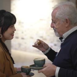 Photo of Aurora Gao and Prof Fernando Gonzalez-Caballero