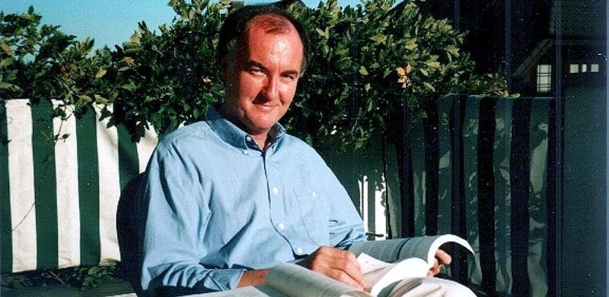 Photo of Raymond Hickey in his garden