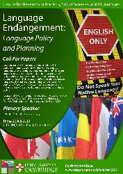 Endangered Languages 2013 conference poster FINAL print 250x250