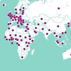Image of Cambridge University Global Impact Map