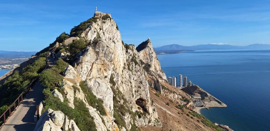 Photo of the Rock of Gibraltar